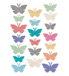 Home Sweet Classroom Butterflies Accents, Assorted Sizes, Pack of 60