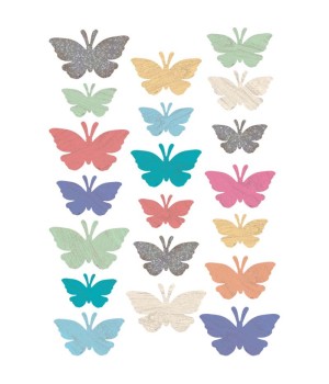 Home Sweet Classroom Butterflies Accents, Assorted Sizes, Pack of 60