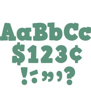 Eucalyptus Green 4" Bold Block Letters Combo Pack