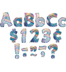 Iridescent Funtastic 4" Letters Combo Pack