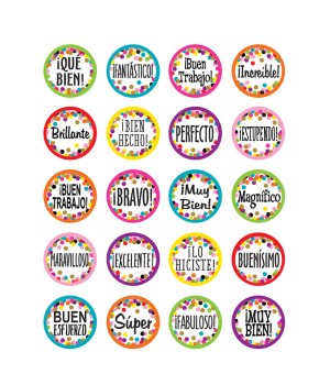 Confetti Spanish Stickers