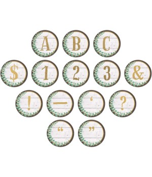 Eucalyptus Circle Letters, 216 Pieces