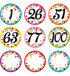 Colorful Vibes Number Cards