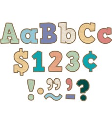 Painted Wood Design Bold Block 4" Letters Combo Pack