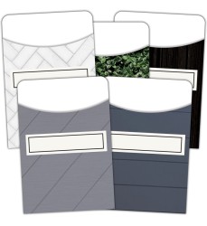 Modern Farmhouse Library Pockets - Multi-Pack, Pack of 35