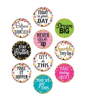 Confetti Positive Sayings Accents