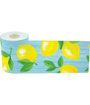 Lemon Zest Straight Rolled Border Trim, 50 Feet