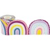 OH HAPPY DAY RAINBOWS ROLLED BORDER OH HAPPY DAY RAINBOWS ROLLED BORDER