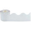 WHITE SCALLOPED ROLLED BORDER TRIM WHITE SCALLOPED ROLLED BORDER TRIM