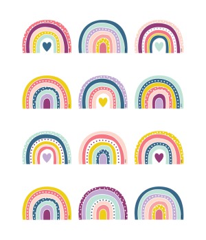 Oh Happy Day Rainbows Mini Accents, Pack of 36