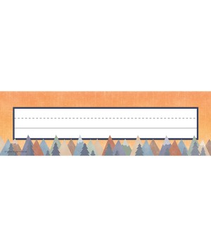 Moving Mountains Flat Name Plates, Pack of 36