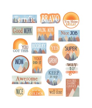 Moving Mountains Stickers, Pack of 120