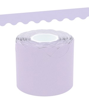 Lavender Scalloped Rolled Border Trim, 50 Feet