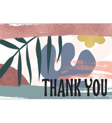 Wonderfully Wild Thank You Postcards, Pack of 30