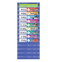 Daily Schedule Pocket Chart, 17 pieces