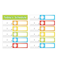 Add-Ons Schedule Cards, Pocket Chart, 24 cards
