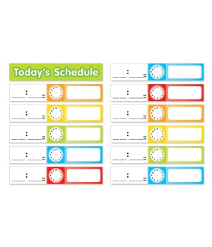 Add-Ons Schedule Cards, Pocket Chart, 24 cards