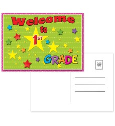 Welcome to 1st Grade Postcards, Pack of 30