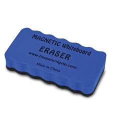 Magnetic Whiteboard Eraser, 4" x 2", Blue, Pack of 24