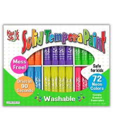 KWIKSTIX TEMPERA PAINT 72 PCS