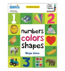 First 100 Numbers Colors Shapes Bingo Game
