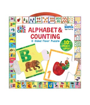 The World of Eric Carle Alphabet & Counting 2-Sided Floor Puzzle