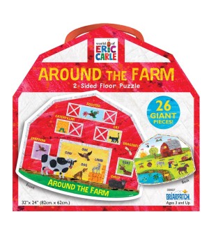 The World of Eric Carle Around the Farm 2-Sided Floor Puzzle