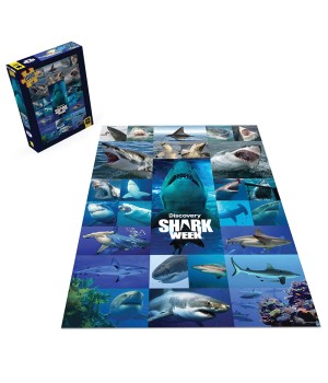 Shark Week "Shiver of Sharks" 1000-Piece Puzzle