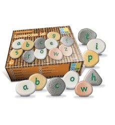 Lowercase Alphabet Pebbles, Set of 26