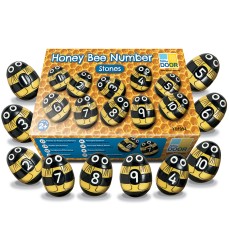 Honey Bee Number Stones, Set of 20