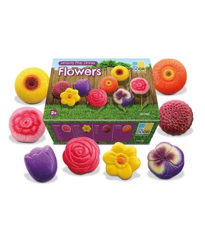 Sensory Play Stones  Flowers, Set of 8