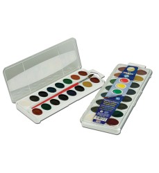 16 WASHABLE WATER COLOR SET W/BRUSH