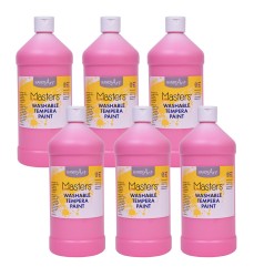 (6 EA) WASHABLE TEMPERA PAINT QUART