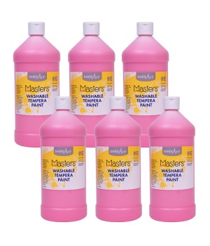 (6 EA) WASHABLE TEMPERA PAINT QUART