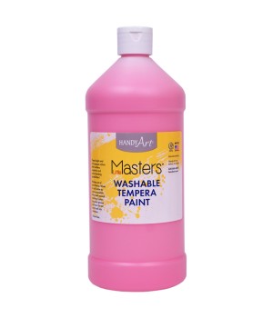 WASHABLE TEMPERA PAINT QUART PINK